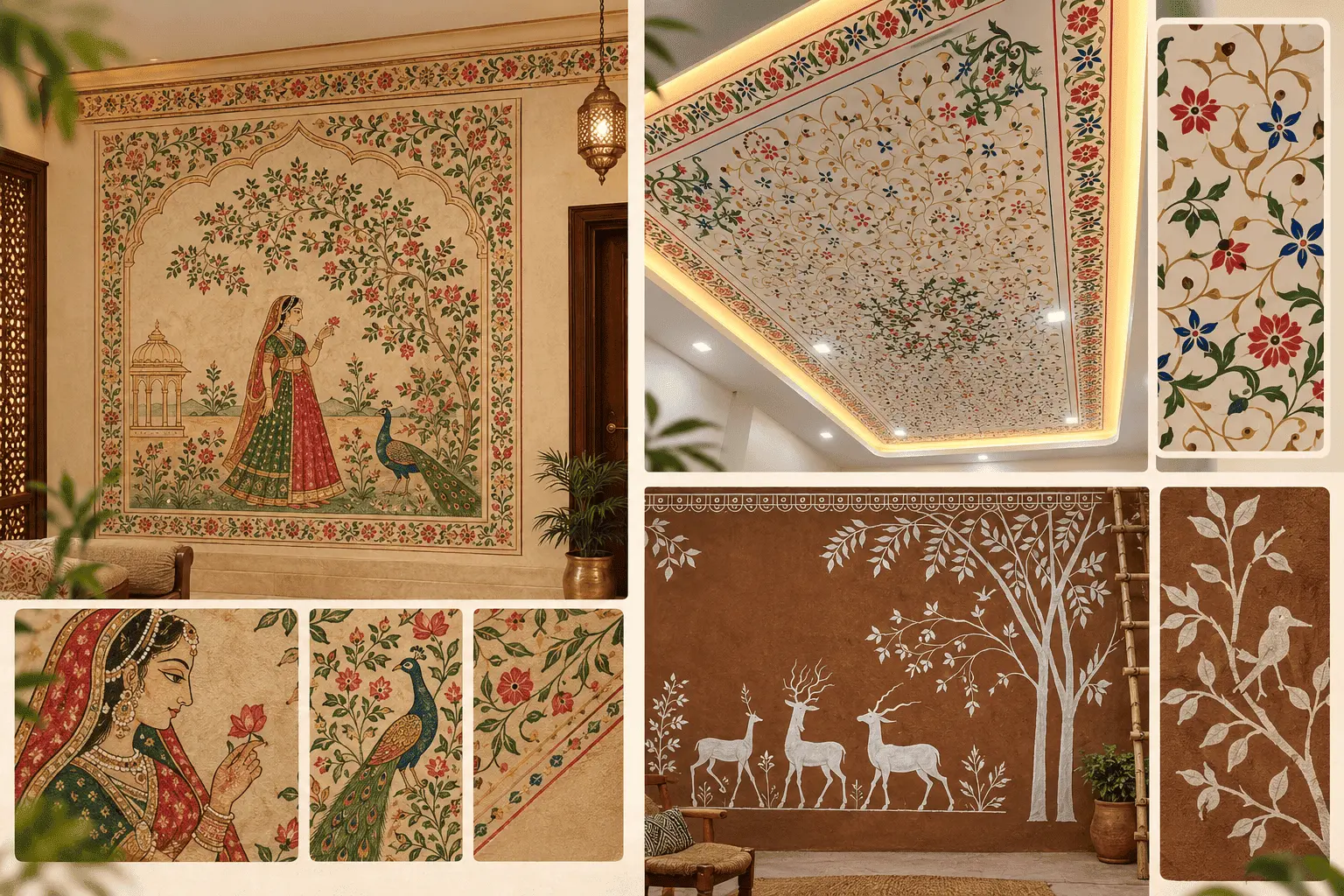 On-Site Rajasthani Mural Art Services by Rupasya