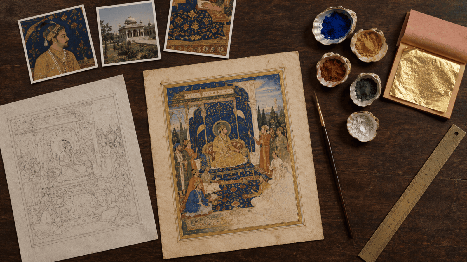 Custom Mughal Miniature Painting: How to Commission One