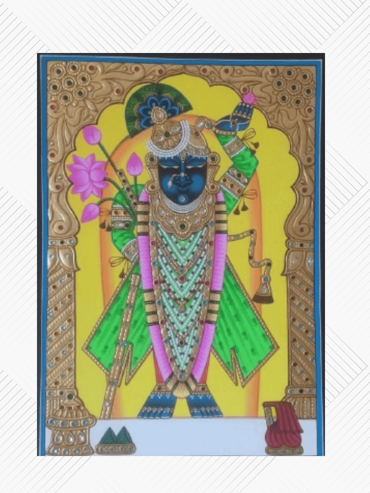 Radha Krishna Gold Leaf Pichwai