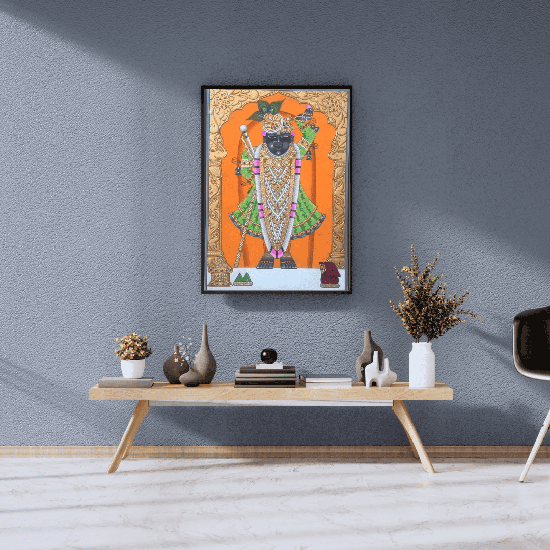 Gold Leaf Shrinathji Painting
