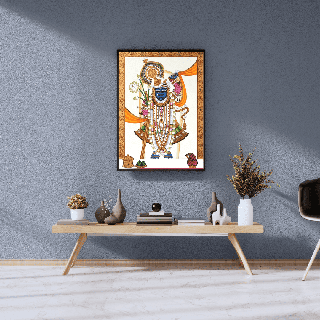 Gold Leaf Shrinathji Painting