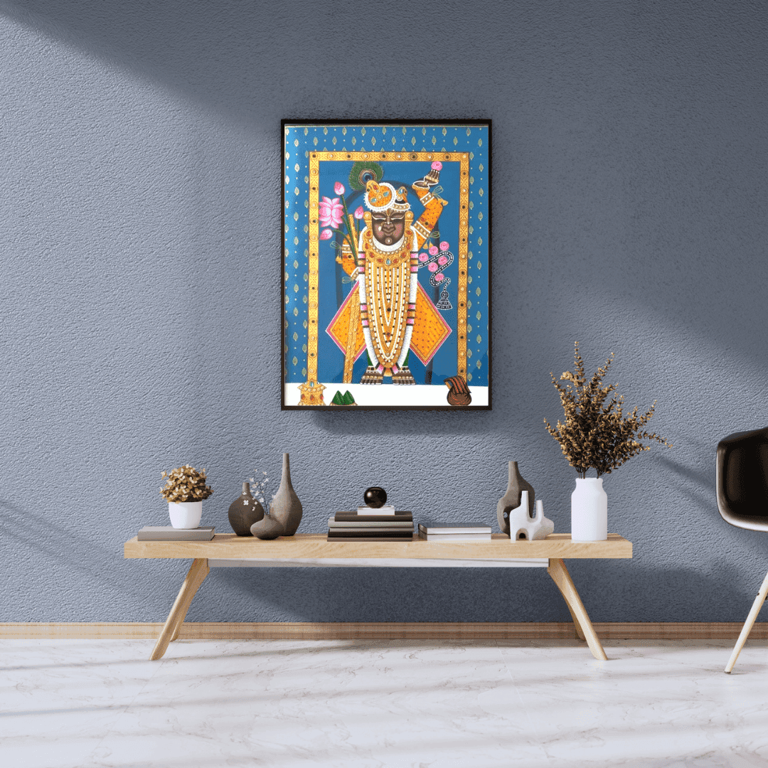 shrinathji painting by nathdwara artist