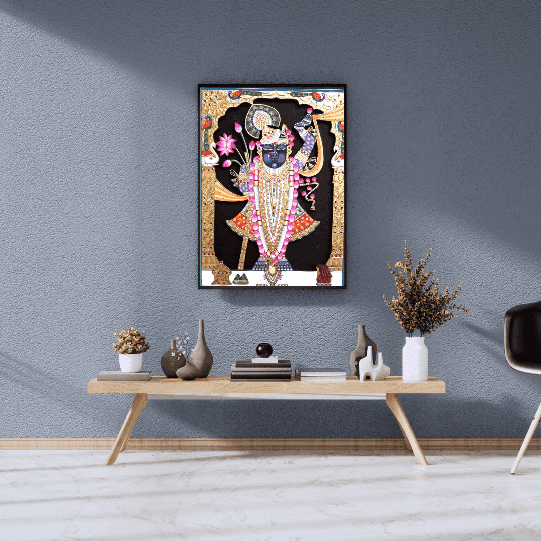 Gold Leaf Shrinathji Painting