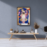 Nathdwara-shrinathji gold painting by artist