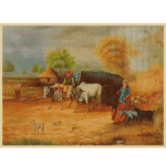 Rural Scene Oil Painting