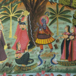 Radha Krishna Pichwai Art on Cloth – Devotional Indian Painting