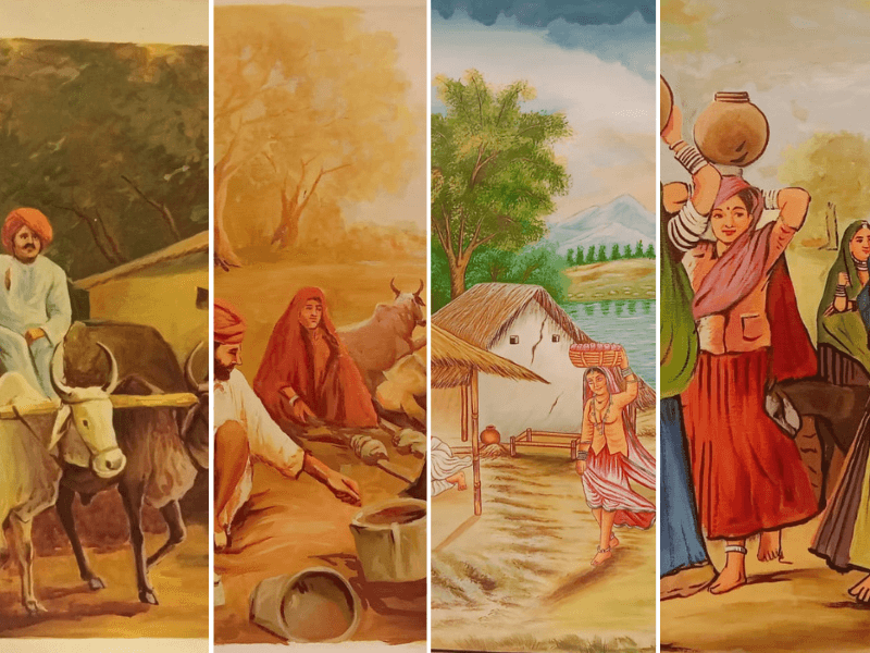 Miniature Painting - Handcrafted traditional Indian miniature art