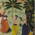 Premium cloth fabric Pichwai painting for wall décor and temple art