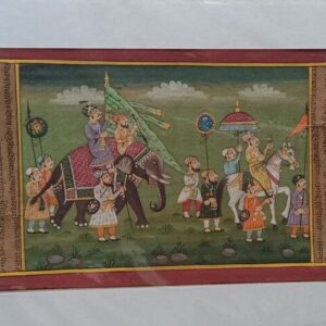 Hunting Persian Mughal Miniature