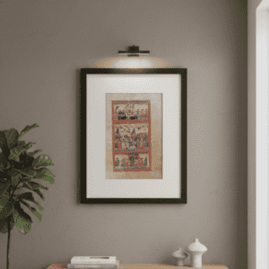 Buy Indian Traditional Miniature Mughal Procession Painting Old Paper