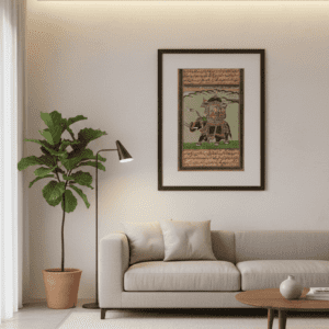 Buy authentic Mughal miniature painting of royal court scene