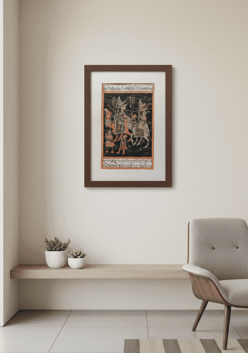 Buy Procession Mughal Miniature