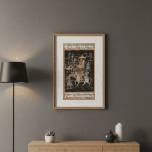 Buy Procession Mughal Miniature handmade Painting